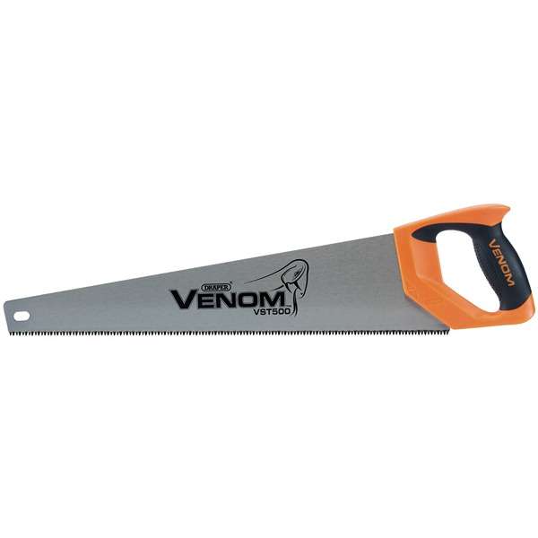 82201 | Draper Venom® First Fix Triple Ground Handsaw 500mm 7tpi/8ppi