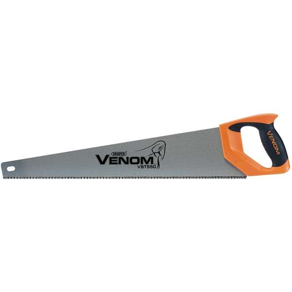82203 | Draper Venom® First Fix Triple Ground Handsaw 550mm 7tpi/8ppi