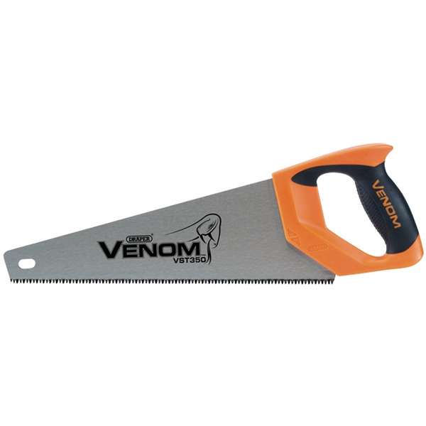 82205 | Draper Venom® First Fix Triple Ground Tool Box Saw 350mm 7tpi/8ppi