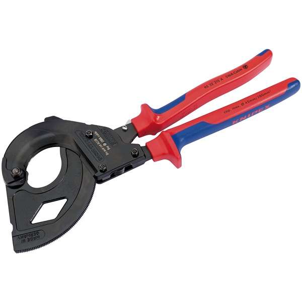 82575 | Knipex 95 32 Ratchet Action Cable Cutter For SWA Cable 315mm 315A