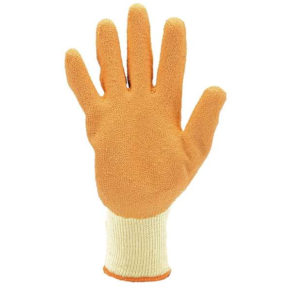 82751 | Heavy-duty Latex Coated Work Gloves Extra Large Orange (Pack of 10)