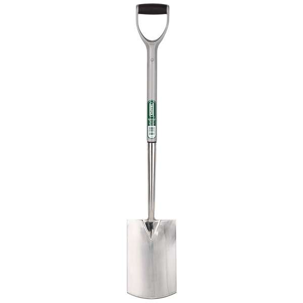 83754 | Extra Long Stainless Steel Garden Spade with Soft Grip