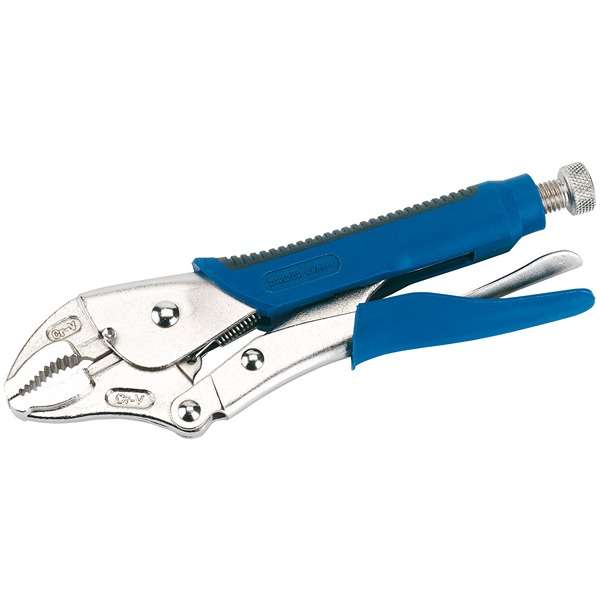 89124 | Soft Grip Curved Jaw Self Grip Pliers 230mm