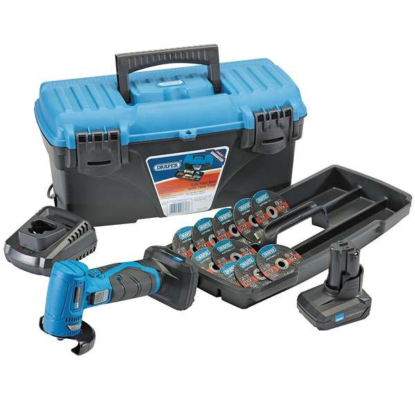 90376 | Draper Storm Force® 10.8V Angle Grinder/Cut-Off Tool Kit - Tool Kit 2