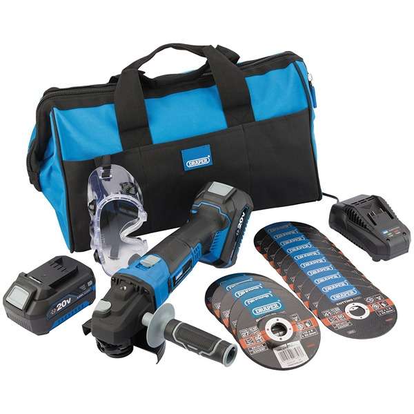 97276 Draper Storm Force 20V Cordless Grind and Cut Kit