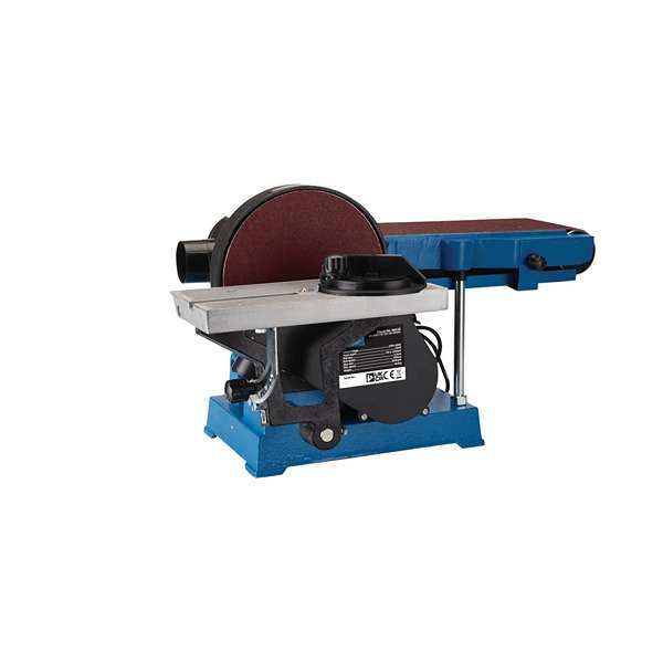 98423 | 230V Belt and Disc Sander with Tool Stand 150mm 750W