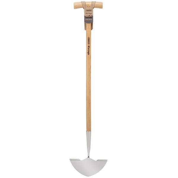 99021 | Draper Heritage Stainless Steel Lawn Edger with Ash Handle