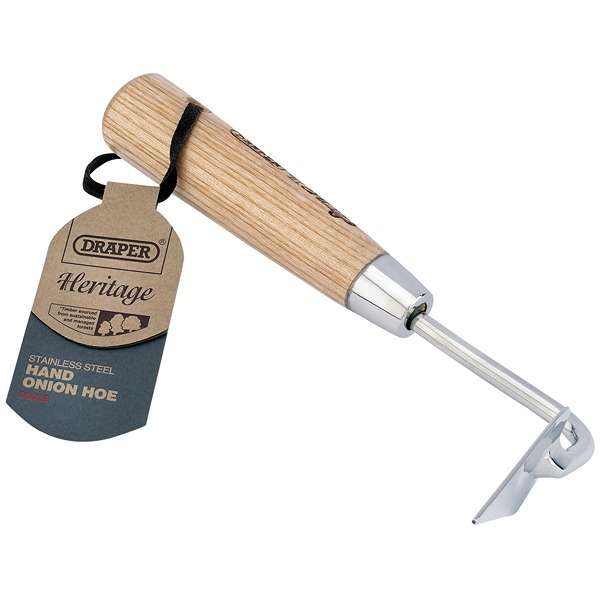 99029 | Draper Heritage Stainless Steel Onion Hoe With Ash Handle