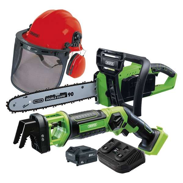 99763 | D20 Cordless Garden Saw Kit with Forestry Helmet