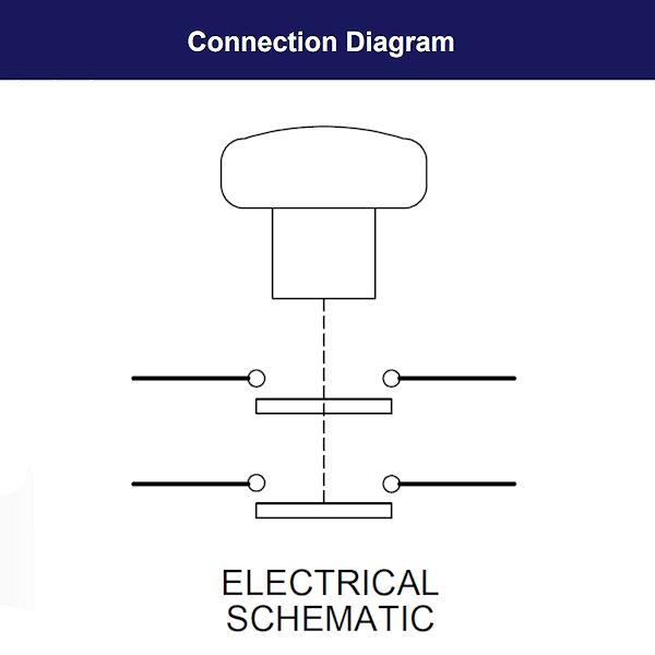 SD150-5 | Albright 150A 48V Single-pole On-Off Stop Switch
