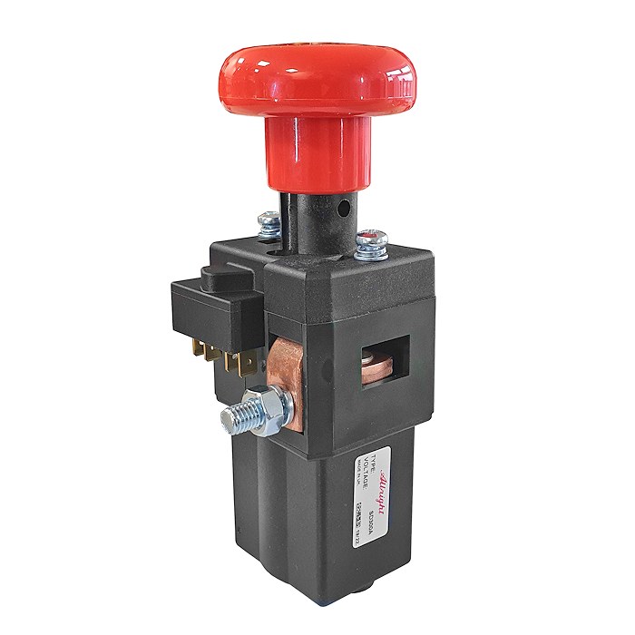 SD300A-2 Albright 24V Emergency Stop Switch with Auxiliary - Continuous