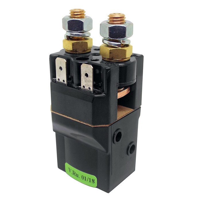 SU60B-2355 Albright 72V-80V DC Single-acting Solenoid Continuous 100A - With Blowouts