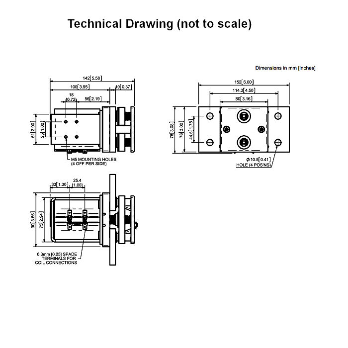 SW1000-187 | Albright 12VDC Single-acting Contactor - 1200A