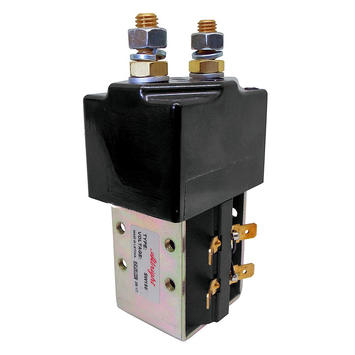 SW180-461L Albright Single-acting Contactor 12V Intermittent - Large Tips