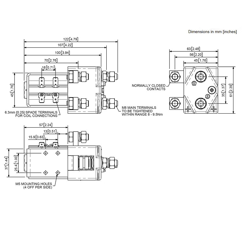 SW181B-164 | Albright 24V Switch Solenoid - Intermittent