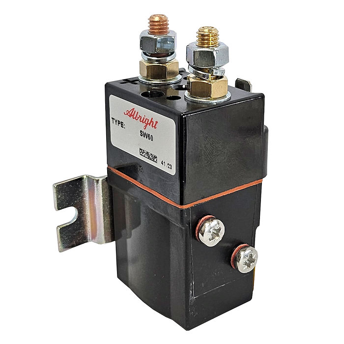 SW60-119MP | Albright Single-acting 12VDC 80A Solenoid IP66