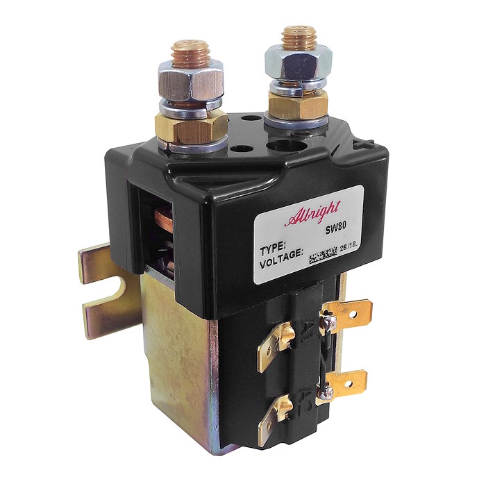 SW80B-4 Albright Single-acting Solenoid Contactor 24V Intermittent