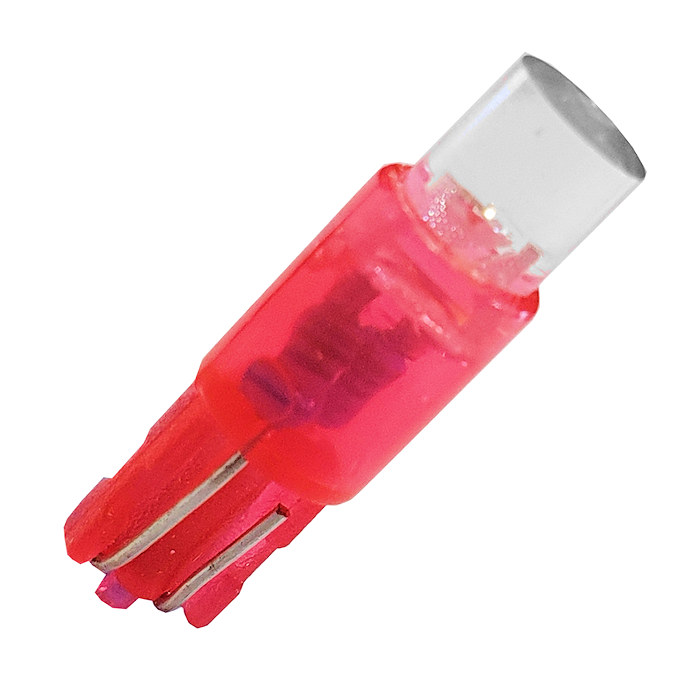 Twin Pack 24V T5 Capless Red LED Automotive Dashboard Bulbs Re L 005 08R
