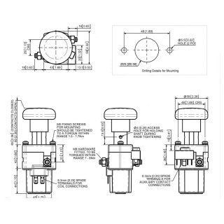 SD200A-16 Albright 24V Emergency Stop Switch with Auxiliary - Intermittent