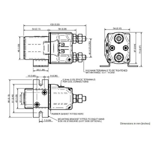 SU280-1067P Albright Single-acting 24V 250A Contactor - Intermittent IP66