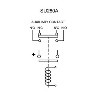 SU280AB-1454 Albright Single-acting 24V 250A Contactor - Continuous