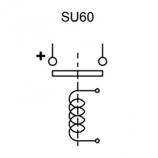 SU60-2025 Albright 48V DC Single-acting Miniature Solenoid Continuous 100A