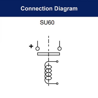 SU60-2171 Albright 48V DC Single-acting Solenoid Contactor- Continuous
