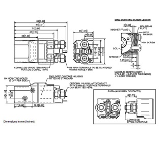 Albright SU60 Single-acting Contactors | DC Switch Solenoid