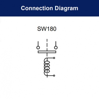 SW180-448L Albright Single-acting Contactor 24V Intermittent - Large Tips