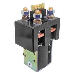 SW190A-345 Albright Double-pole Single Coil Solenoid - 24V Continuous