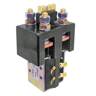 SW190A-345 Albright Double-pole Single Coil Solenoid - 24V Continuous