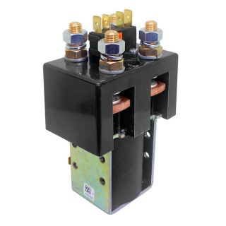 SW190A-48 Albright Double-pole Single Coil Solenoid - 24V Continuous