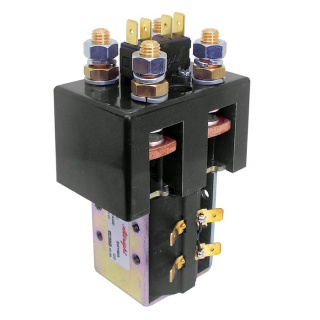 SW190A-48 Albright Double-pole Single Coil Solenoid - 24V Continuous