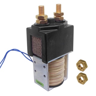 JWDAWN Relais Normalement Ouvert SW200 48 V 400 A Contacteur De Rechange Albright SW200-1 SW200-262 48 V 400 A Unipolaire Solénoïde à Jet Unique