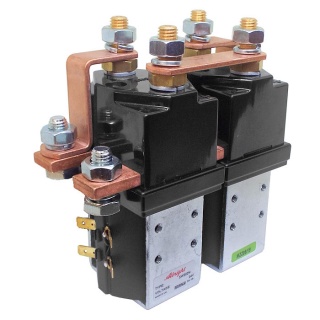 SW202N-345 Albright 12VDC Double-acting Motor-reversing Solenoid - Intermittent