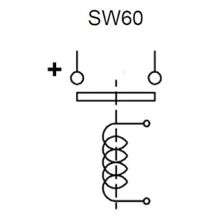 SW60-1 Albright 12V DC Single-acting Miniature Solenoid Intermittent 80A