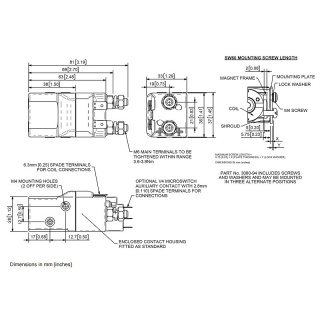 SW60-1 Albright 12V DC Single-acting Miniature Solenoid Intermittent 80A