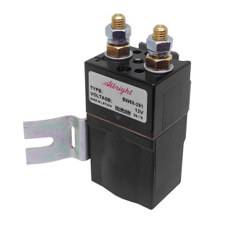 SW60-281 Albright 12V DC Single-acting Miniature Solenoid Intermittent 80A
