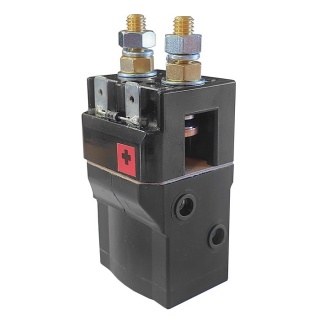SW60B-258 Albright 48V DC Single Acting Miniature Solenoid - Continuous 80A