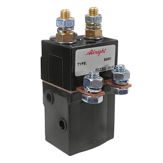 SW61-2 Albright 12V DC Single-pole Double-throw 80A Solenoid - Continuous