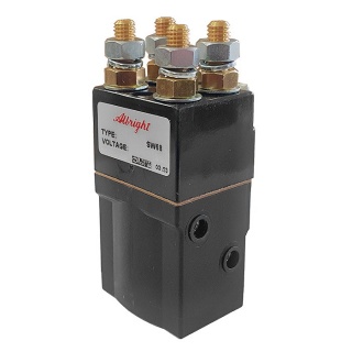 SW68-4 Albright 80A Double-pole Single Coil Solenoid - 24V Continuous