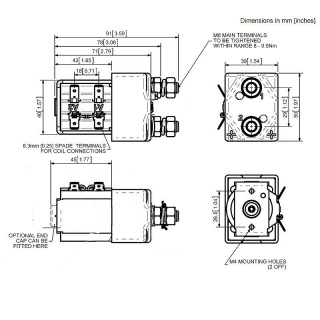 SW80-50 Albright Single-acting Solenoid Contactor 96-120V Intermittent