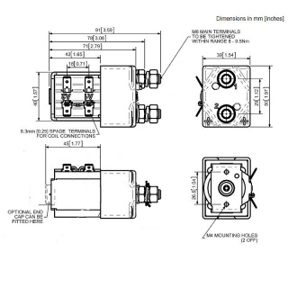 SW80-65 Albright Single-acting Solenoid Contactor 24V Continuous