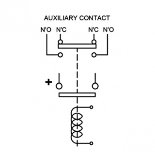 SW80AB-19 Albright Single-acting Solenoid Contactor 24V Continuous