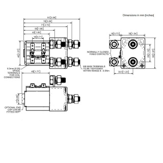 SW84B-228T Albright Single-pole Double-throw Solenoid 48V - Prolonged