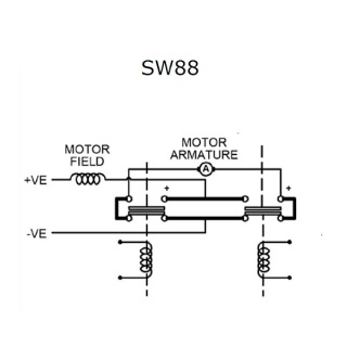 SW88-69 Albright Double-acting Reversing Solenoid 12V Continuous