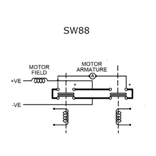 SW88B-93 Albright Double-acting Reversing Solenoid 48V Continuous