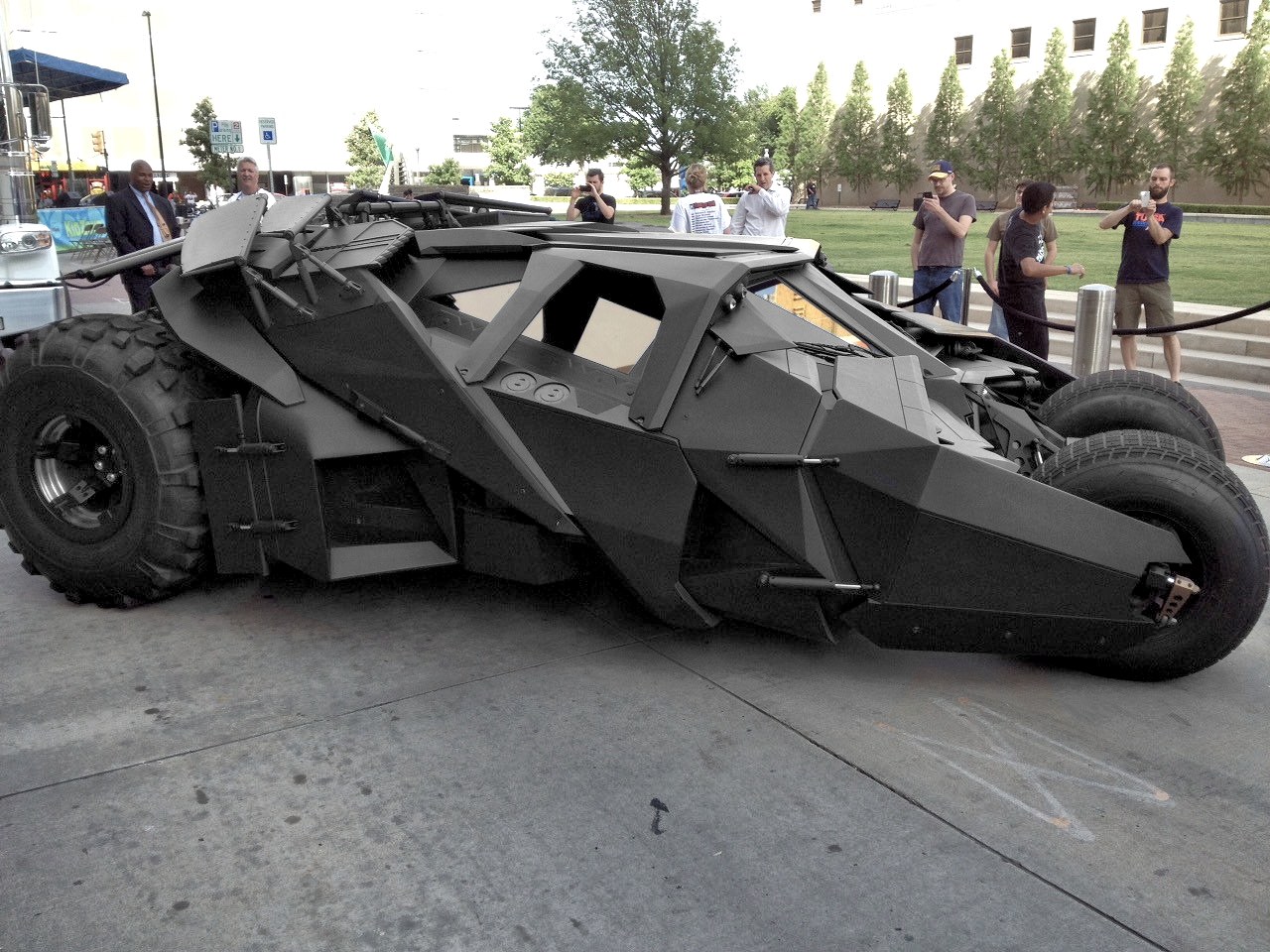 Replica of the Batman Movie Tumbler from the Dark Knight Trilogy